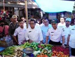 Sidak Pasar Sentral Majene, Zudan Arif Fakrulloh: Berdasarkan Arahan Presiden