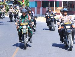 Ciptakan Situasi Kamtibmas, Polres Majene Gelar Patroli Bersama TNI