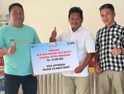Apresiasi New Desa Brilian 2023 Batch 2 BO Majene BRI Unit Sendana: Desa Leppangan Raih Penghargaan