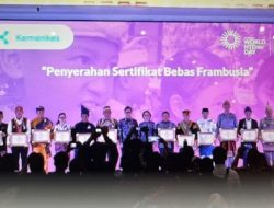 Majene Terima Penghargaan Sertifikat Bebas Frambusia Dari Kemenkes RI