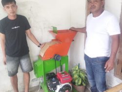 Rahmadi Serahkan Mesin Pembuatan Kompos