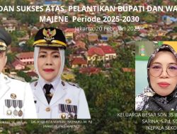 Pelantikan Bupati dan Wakil Bupati Majene Periode 2025-2030