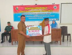 KPM Desa Buttu Baruga Terima BLT Tahap Pertama